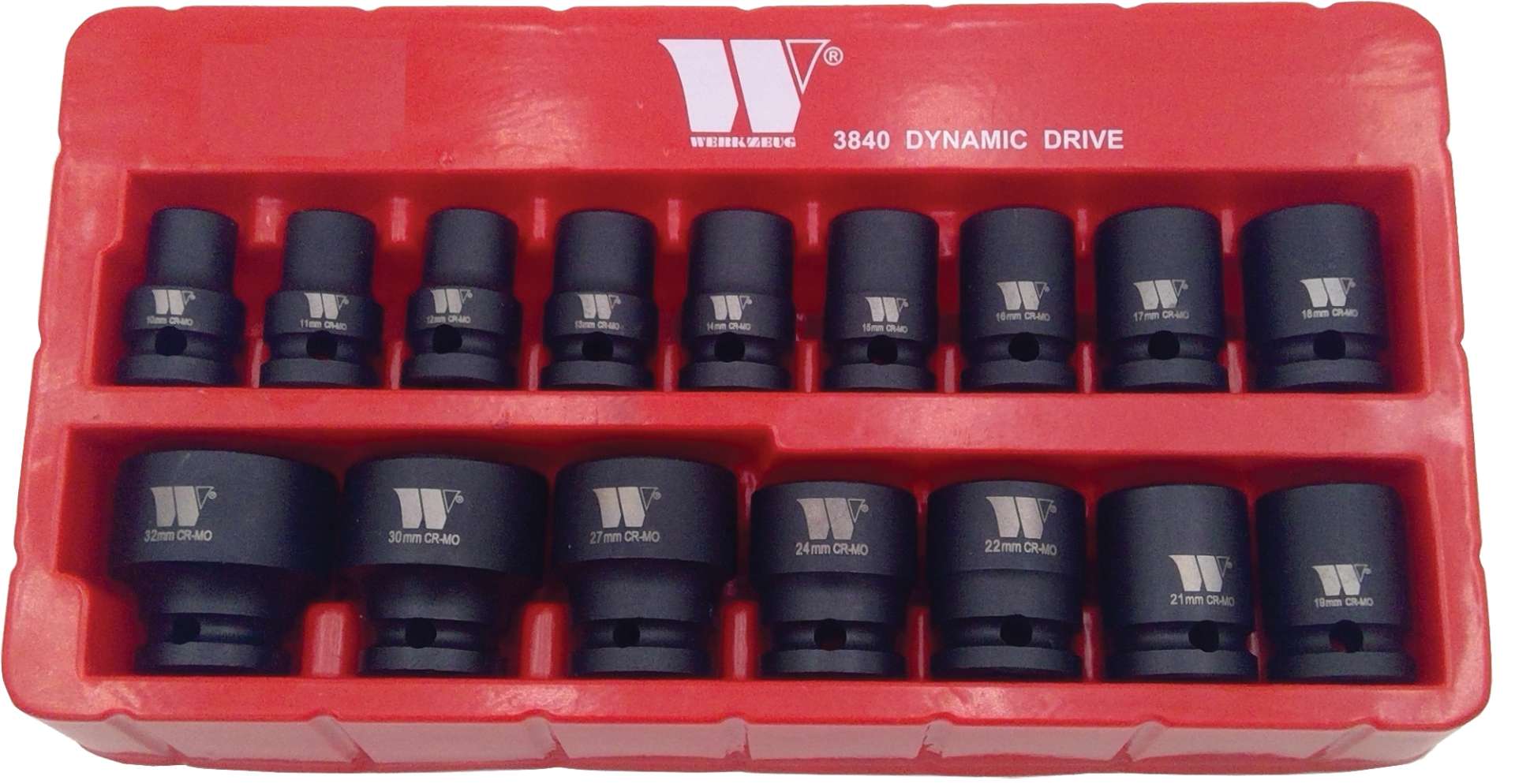 Socket Set: Shallow Impact, 1/2''dr, 12pt, Dynamic Wall Drive, 10-32 mm 1 Socket Set: Shallow Impact, 1/2''dr, 12pt, Dynamic Wall Drive, 10-32 mm
