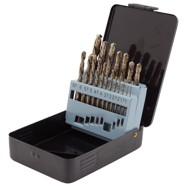 Double Cutting Blades Renewed COMOWARE Step Drill Bit Set & Automatic Center Punch- Black and Gold Short Length Drill Bits Set of 5 pcs High Speed Steel Total 50 Sizes with Aluminum Case 